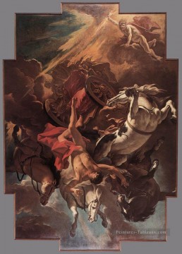 Sebastiano Ricci œuvres - Chute de Phaeton grande manière Sebastiano Ricci